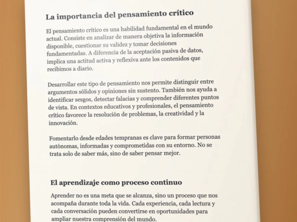 Captura de pantalla con texto poco claro antes de mejorar calidad de imagen con IA